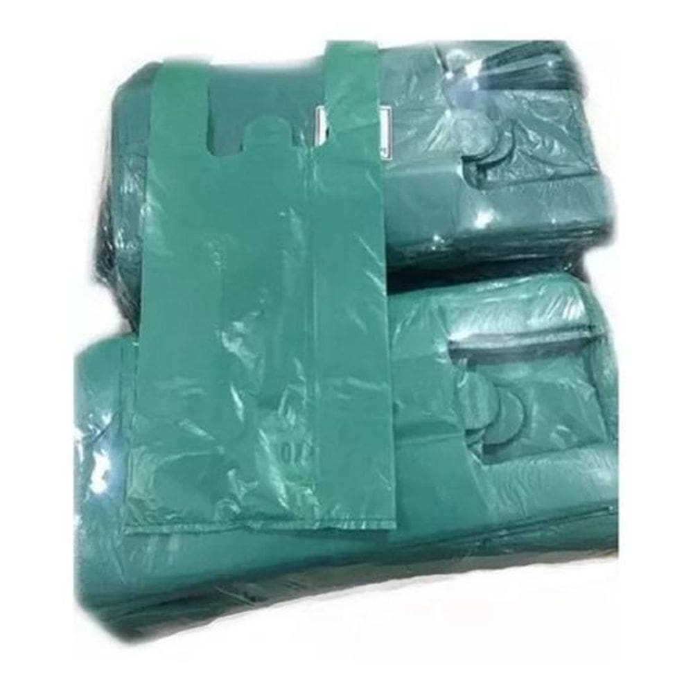 Sacolas Plasticas Reciclada Recuperada Reforçadas 35X45 1Kg