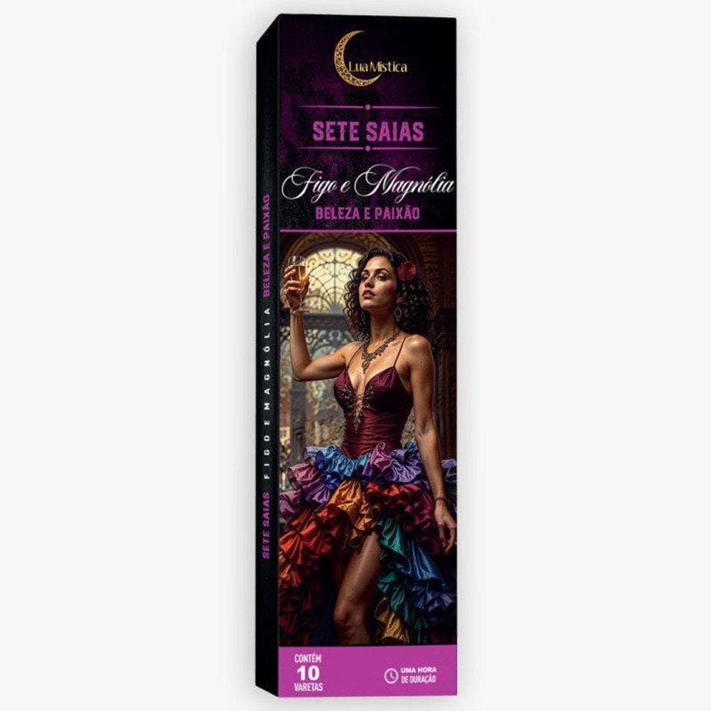 Incensos Lua Natural 0% Carvão 10 Varetas Escolha Aroma