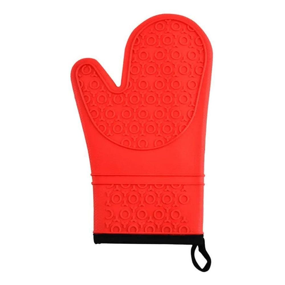 2X Luva Termica De Cozinha De Silicone Forrada Forno Fogão C