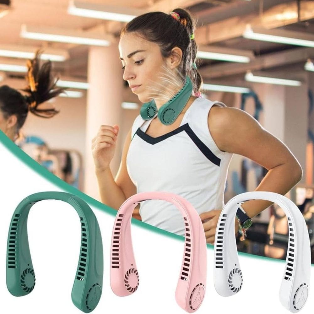 Ventilador De Pescoço Esportivo Várias Velocidades