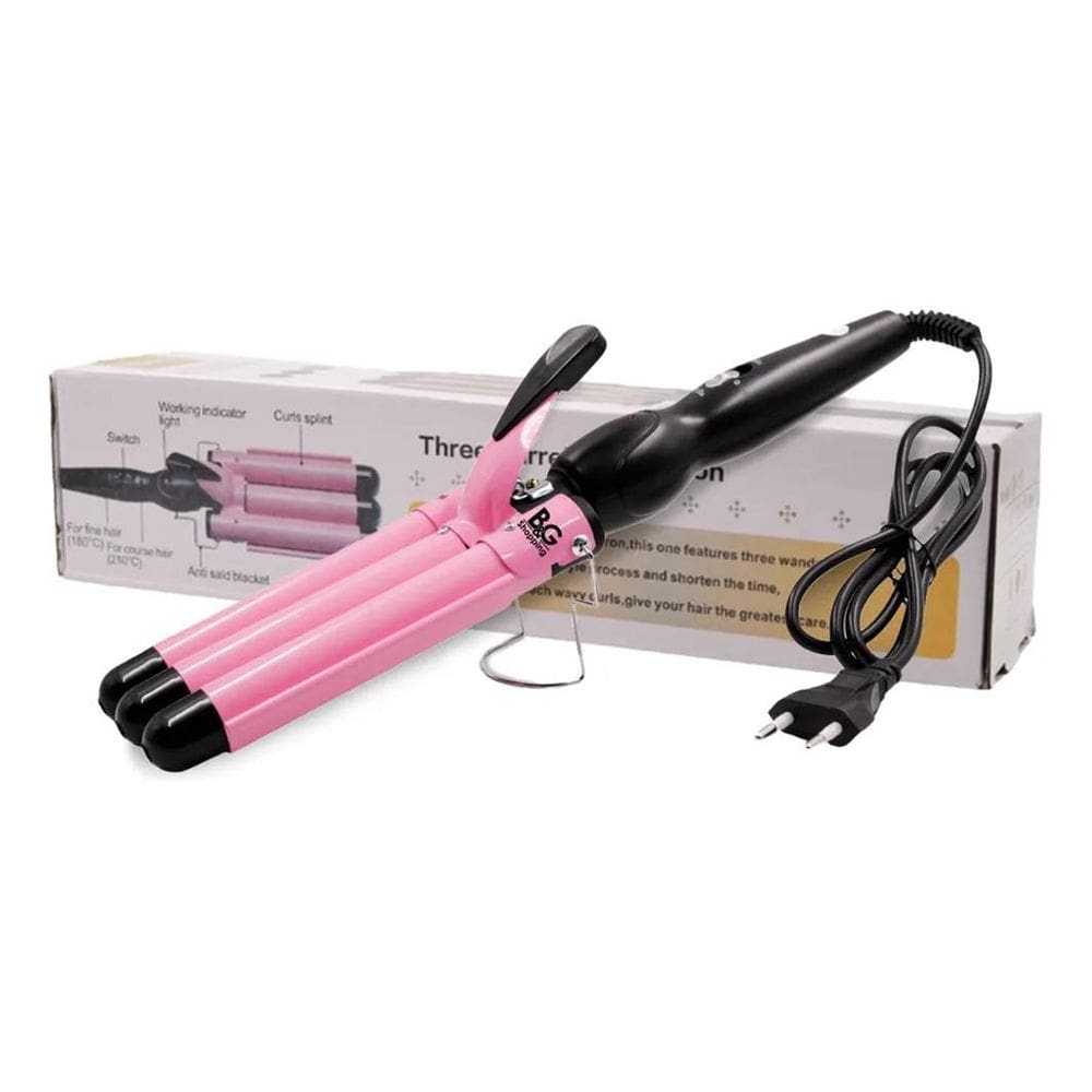 2X Modelador De Cachos Triondas 22Mm Bivolt Cacheador Sereia