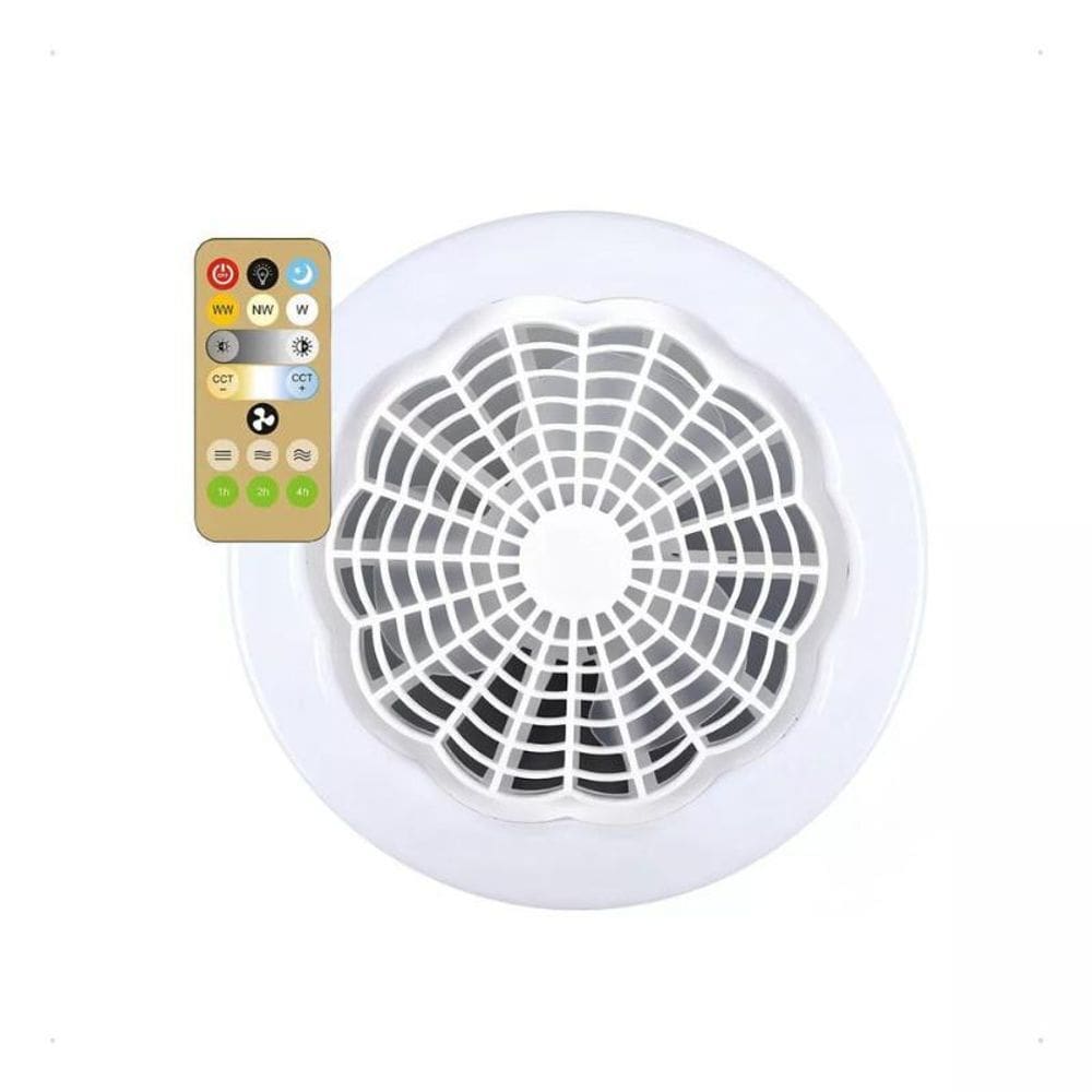 Entilador Teto Moderno Controle Remoto Luzes Luz Ventilador