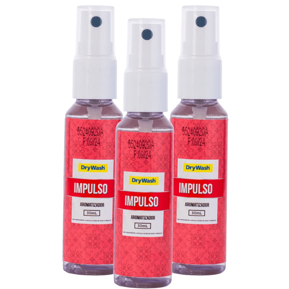 Kit Aromatizador DryWash Impulso 30mL