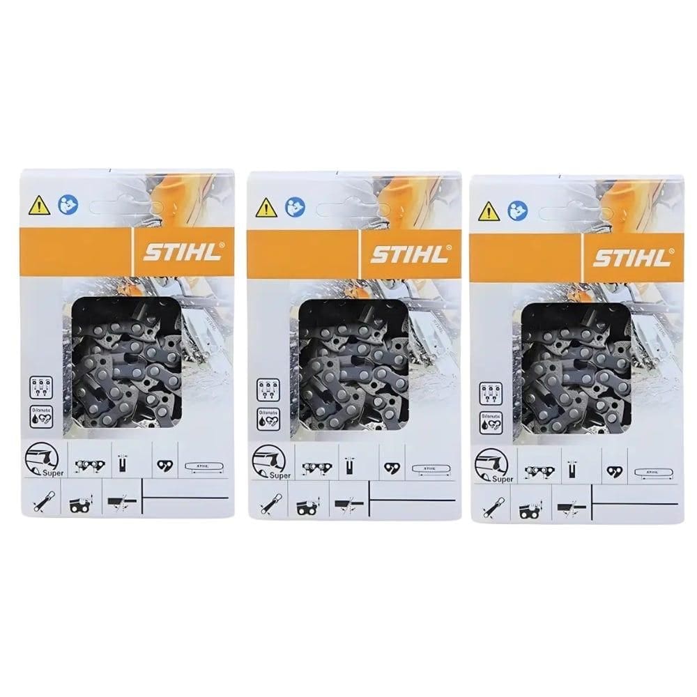 Corrente para Motoserras MS 170/180 22 Dentes com 3 Unidades STIHL