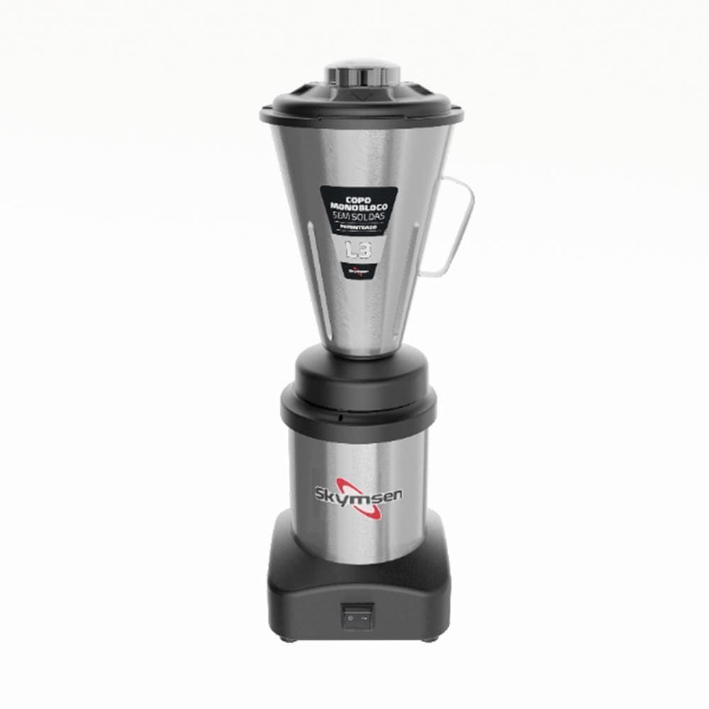 Liquidificador Inox Baixa Rotação 0,5Cv L3 Bivolt Skymsen