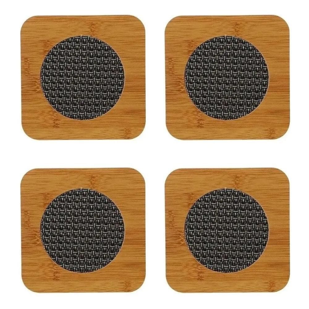 10X Kit 4 Descanso De Panela E Travessa Protege Sua Mesa Co