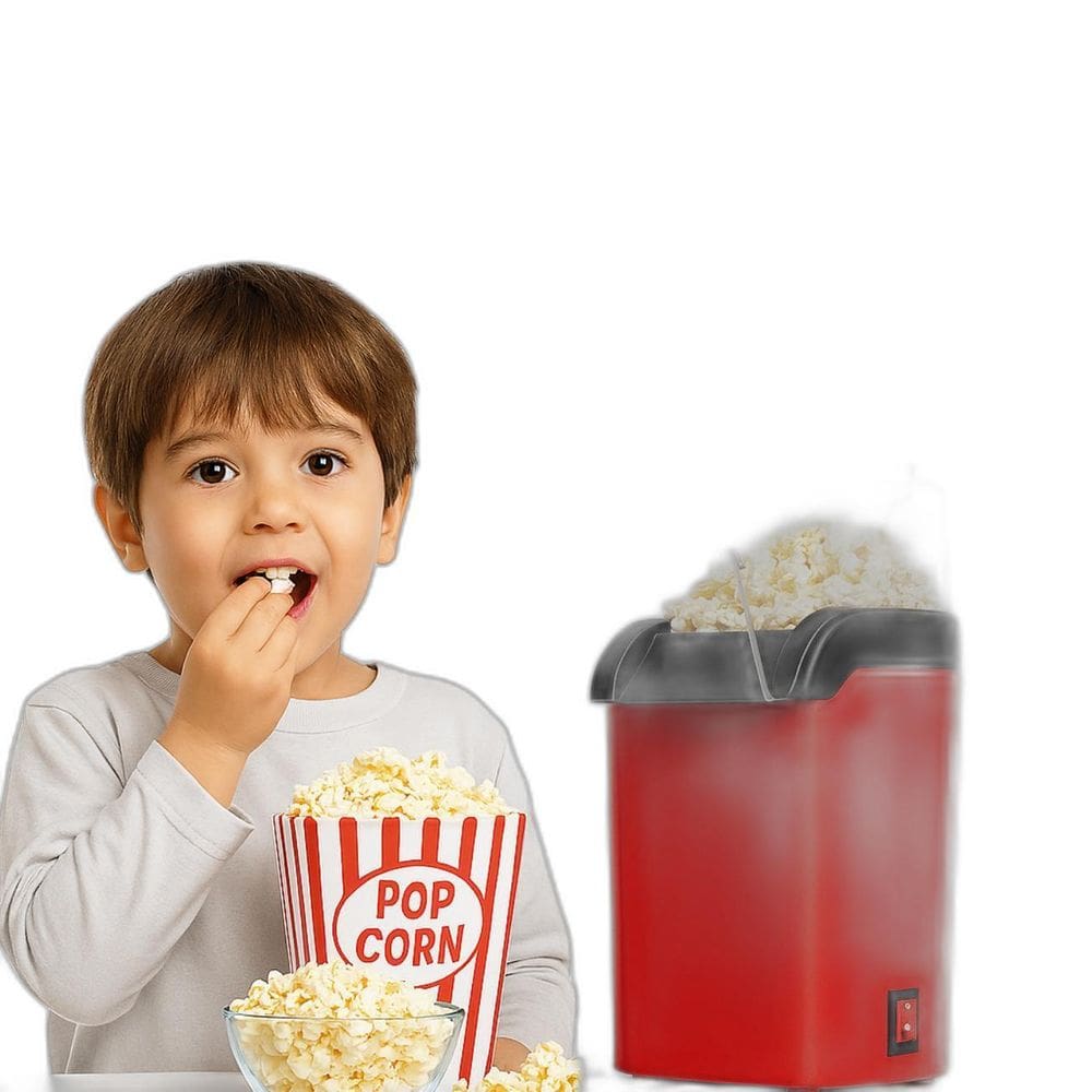 Pipoqueira Elétrica 110V, Para Pipocas Sem Óleo E Saudáveis