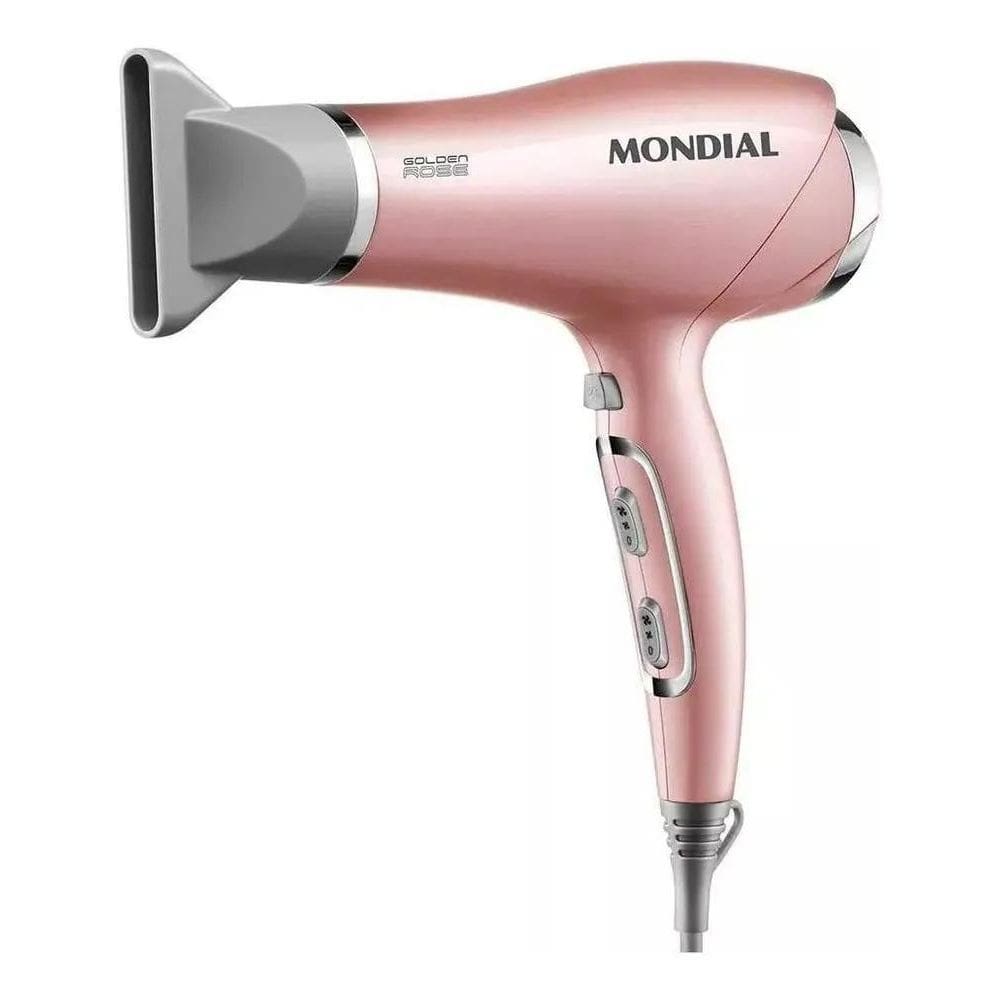 2X Secador De Cabelos Mondial Scn-32 Cor Rosé