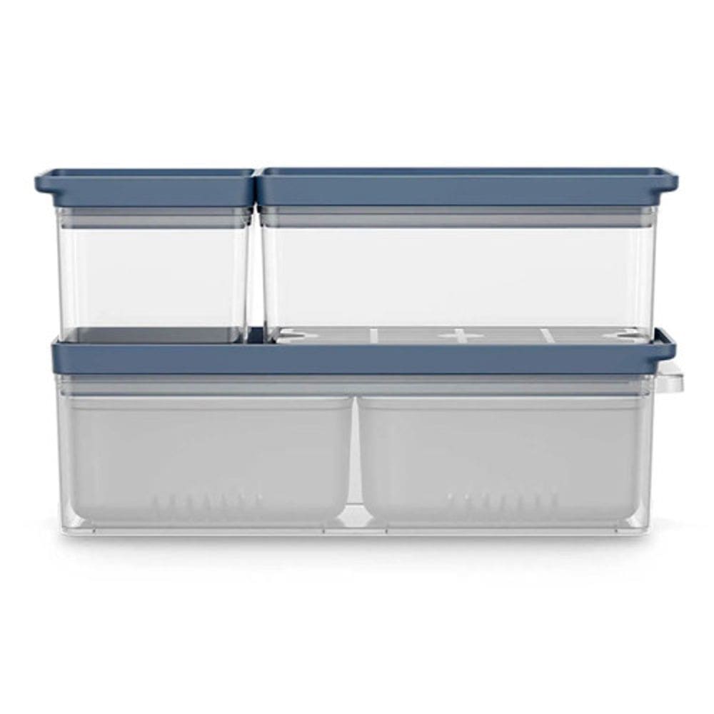 Conjunto de Organizadores de Geladeira Experience Empilhável 3 Unidades Electrolux