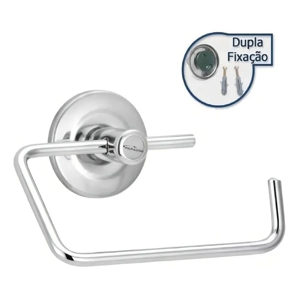 10X Porta Papel Higiênico De Parede Paradise Para Banheiro