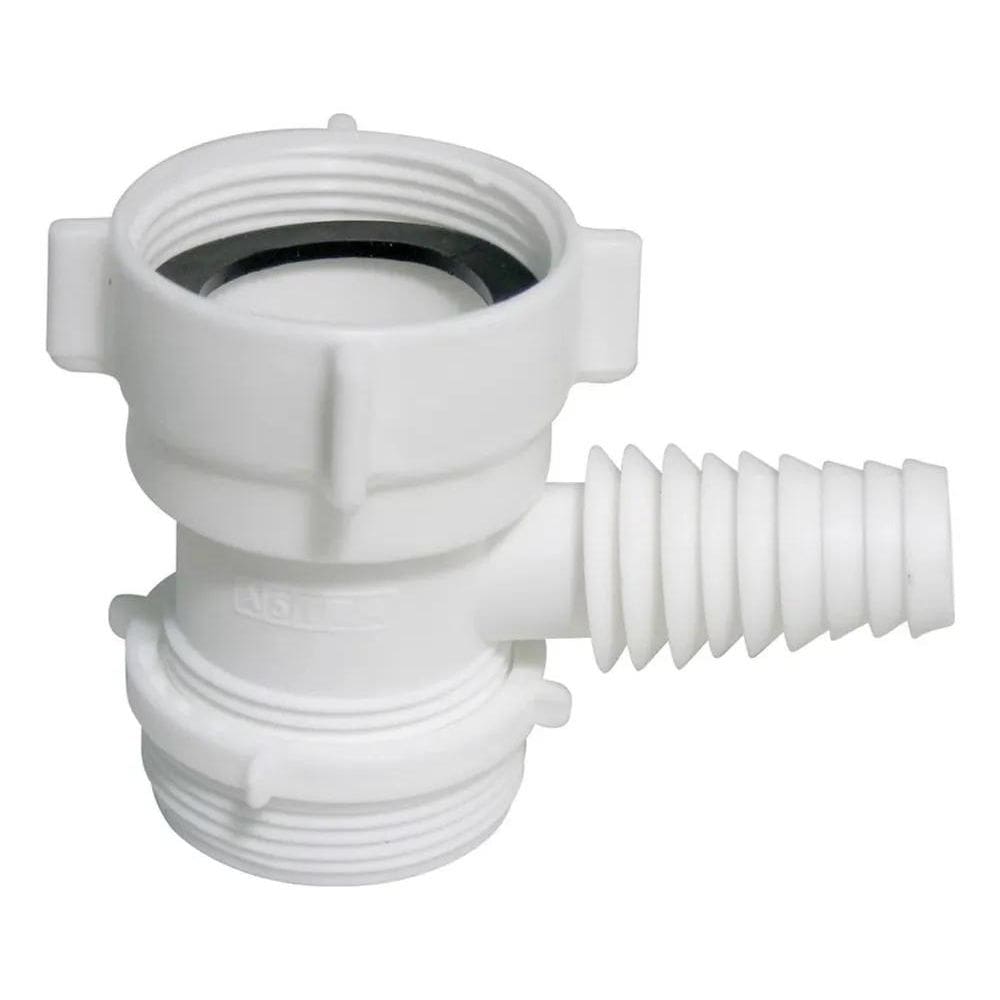 2X Adaptador Para Máquina Lavar Louça E Saída Sifão Cano Da