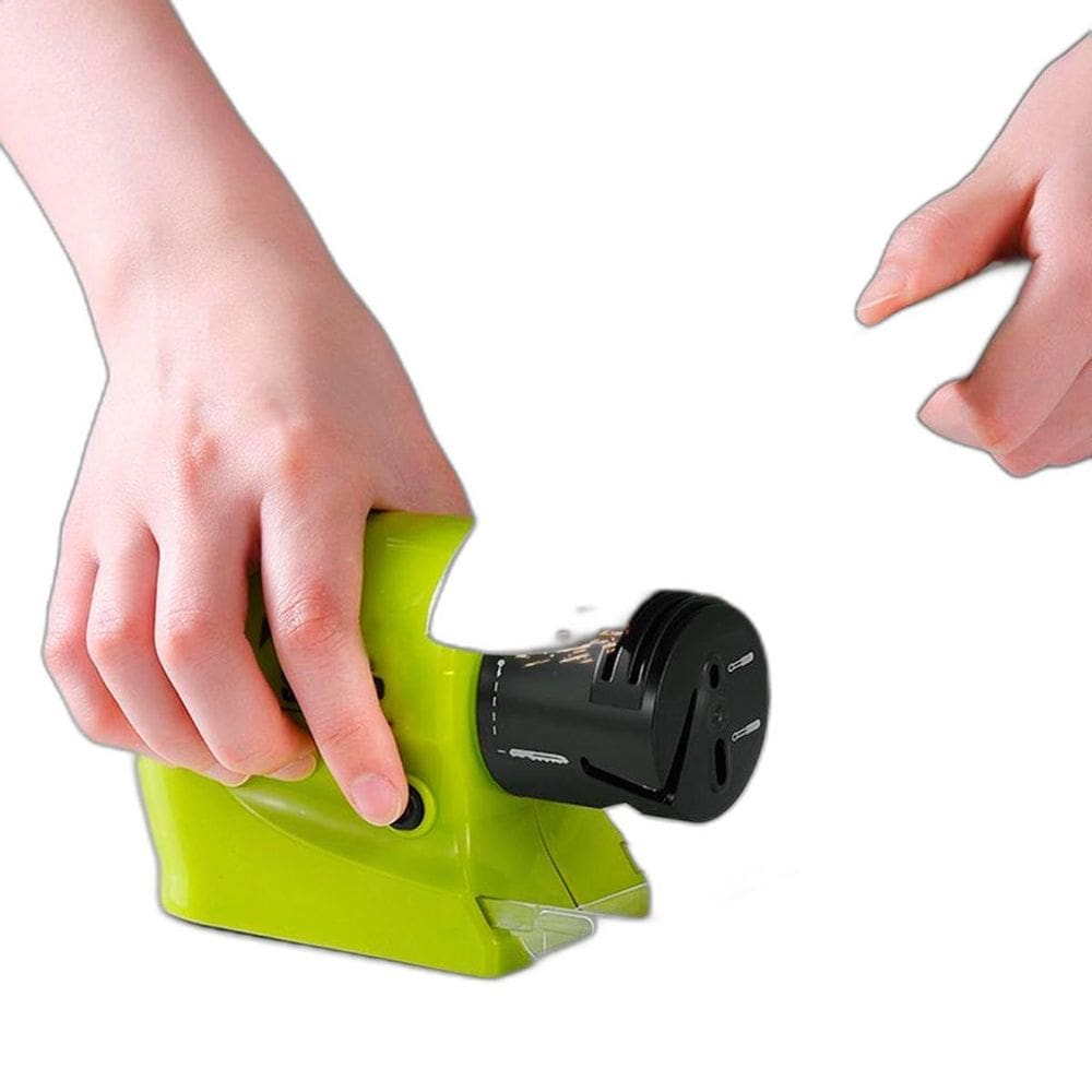 Afiador Elétrico Multifuncional Afia Facas Cozinha Tesouras