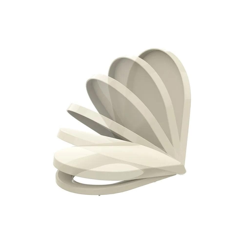 Assento Sanitário Nuova Pp Creme Tupan Soft Close Vaso Deca