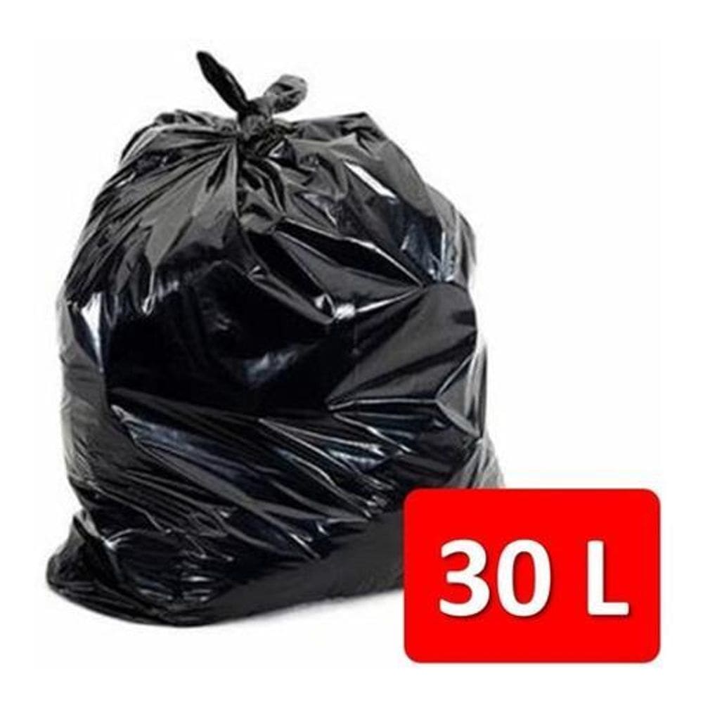 Saco De Lixo 30 Litros Resistente 100 Unid