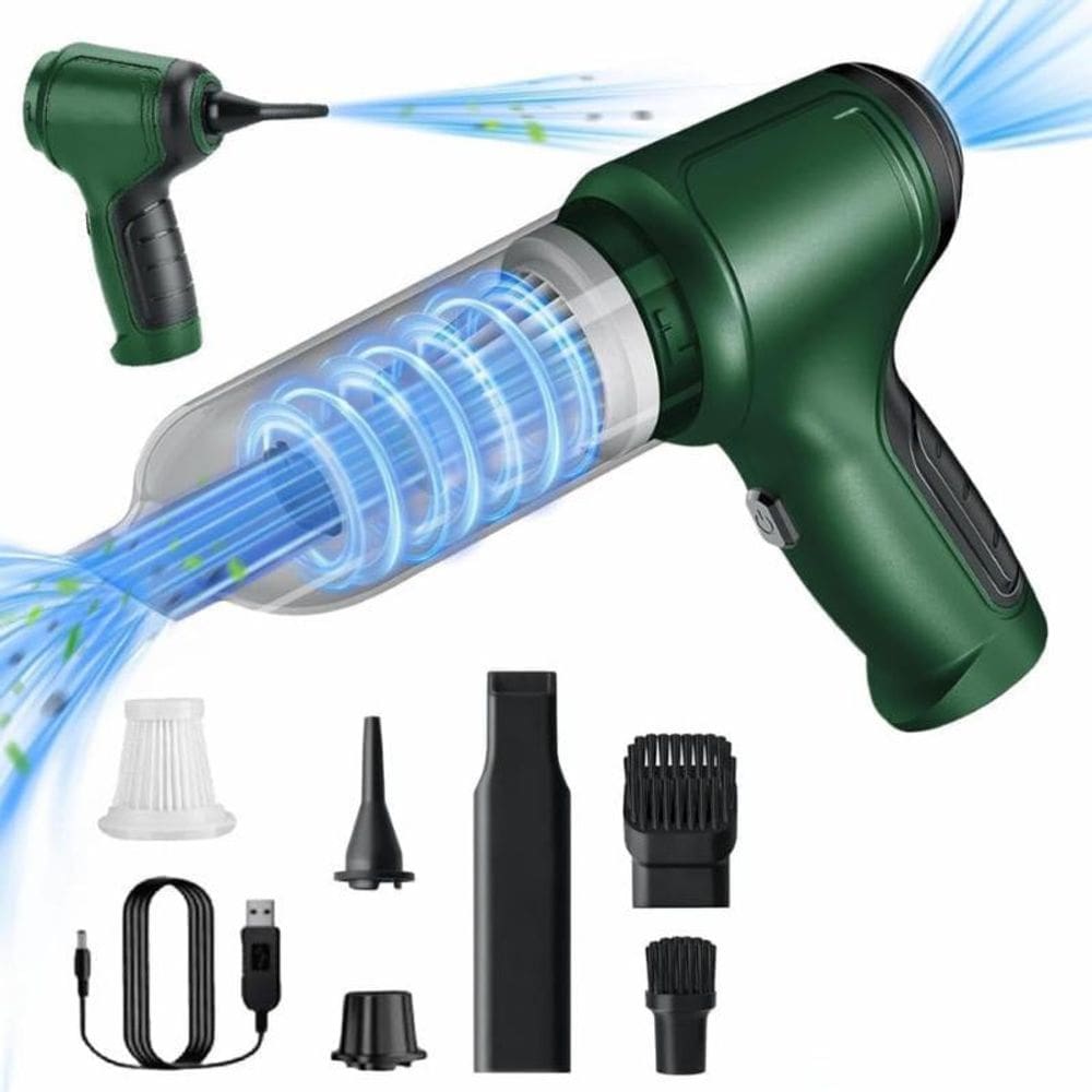 Mini Aspirador Pó Portátil Sem Fio Automotivo Soprador 3 Em