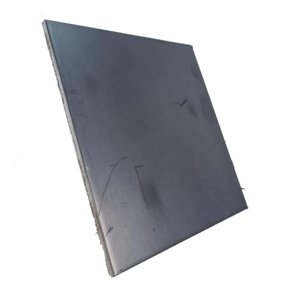 2X Chapa Aço Carbono 5Mm Espessura  3/16   15Cm X 15Cm - Sap
