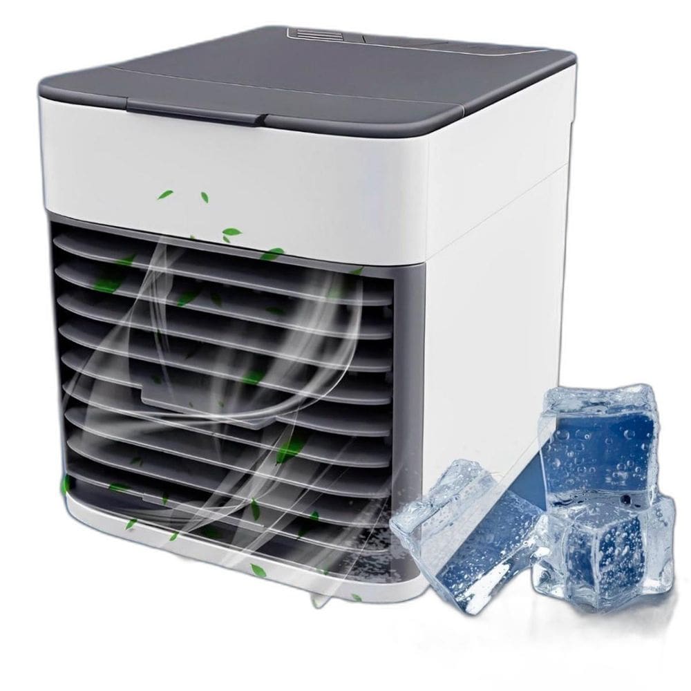 Mini Ar Condicionado Usb Portátil Ventilador Ideal Uso Em