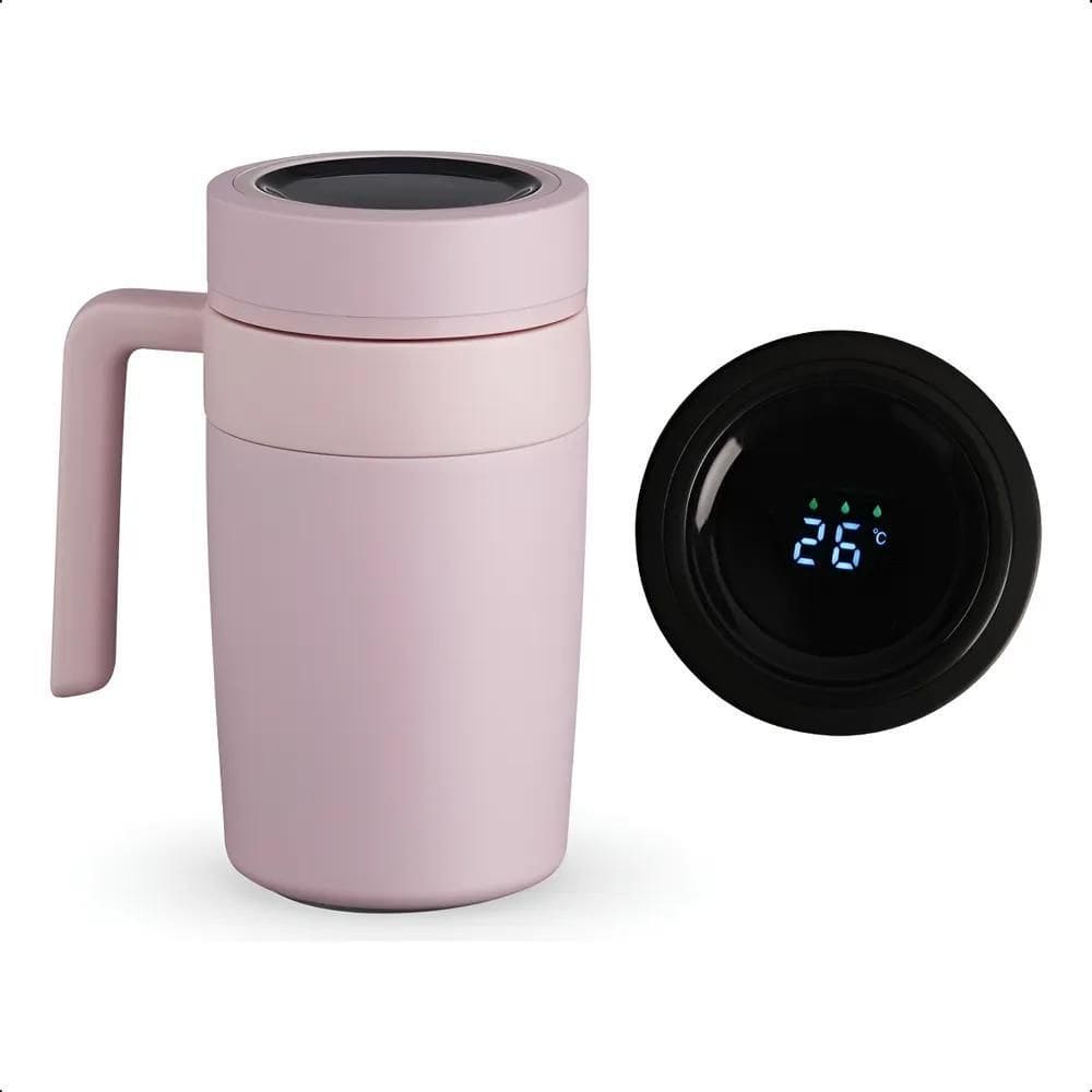 Caneca Copo Térmico Infusor Chá Inox Com Tampa Café + Bri Ro