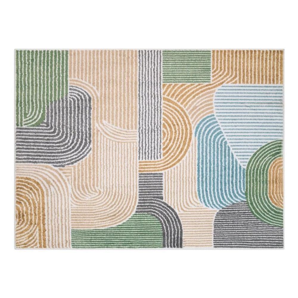 Tapete Sala Classic Mosaico Gelo 66X120Cm Desenho Organico