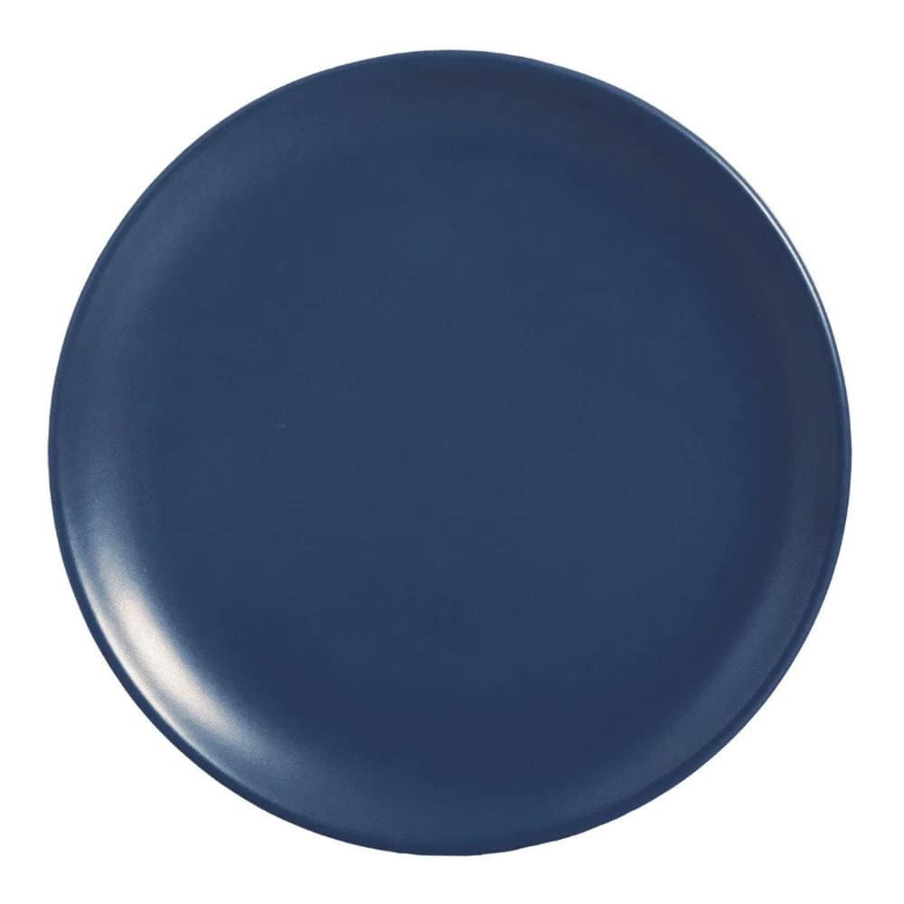 Prato Raso Jantar Coup Navy 29Cm Cerâmica Azul Alleanza