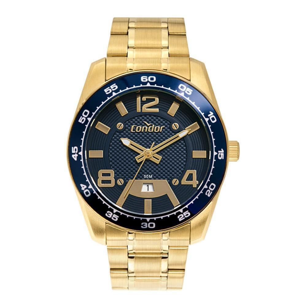 Relógio Condor Masculino Ref: Co2117Ao/4A Esportivo Dourado