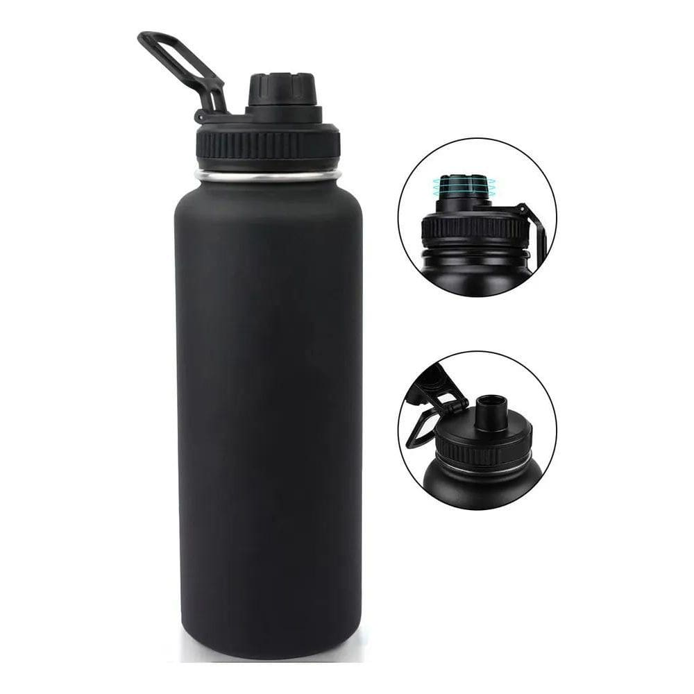 3X Garrafa Térmica 1200Ml Bebidas Quentes E Frias Portátil L