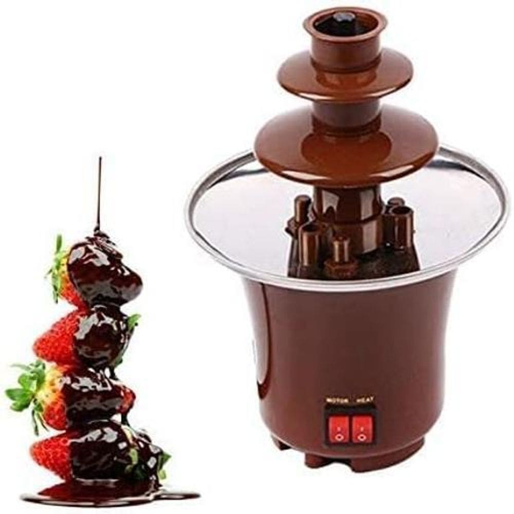 Super Fonte Cascata Máquina Fondue Portátil Nostalgia 110V