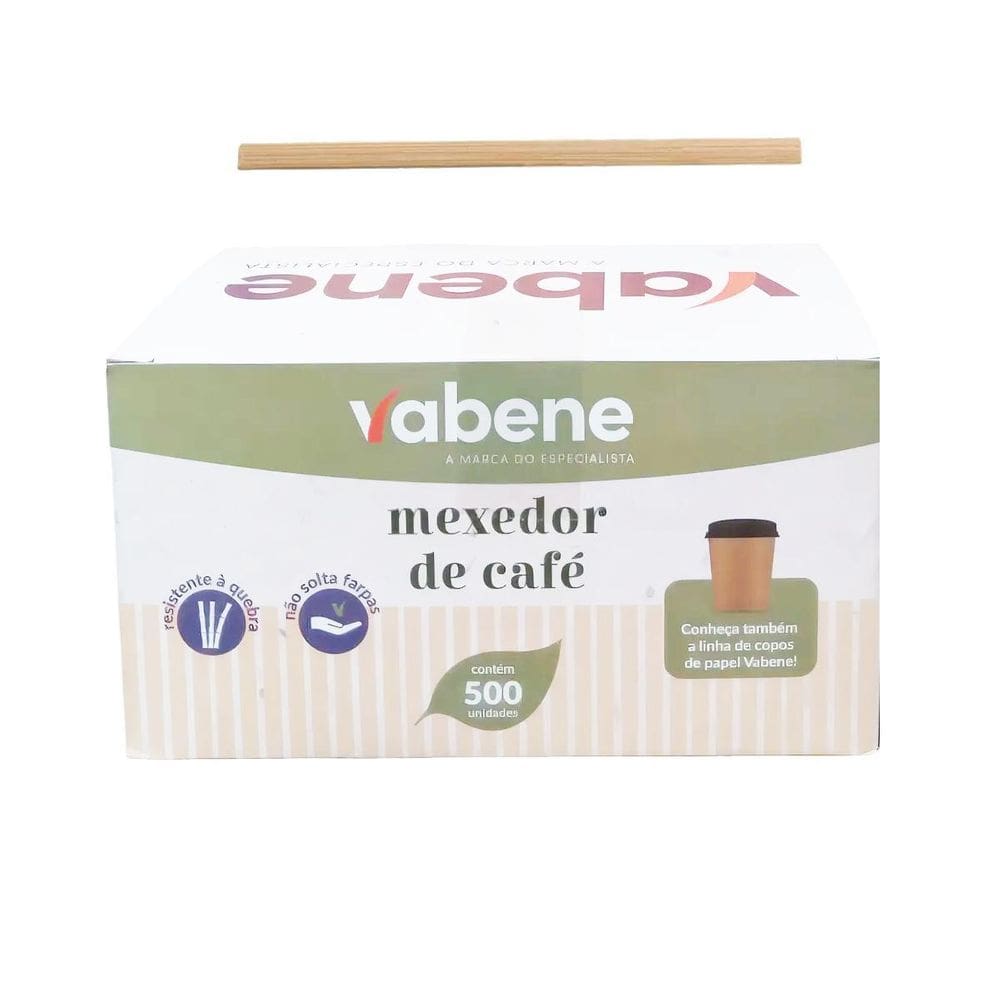 Mexedor De Café Chá Chimarrão Vabene 11 Cm Com 500
