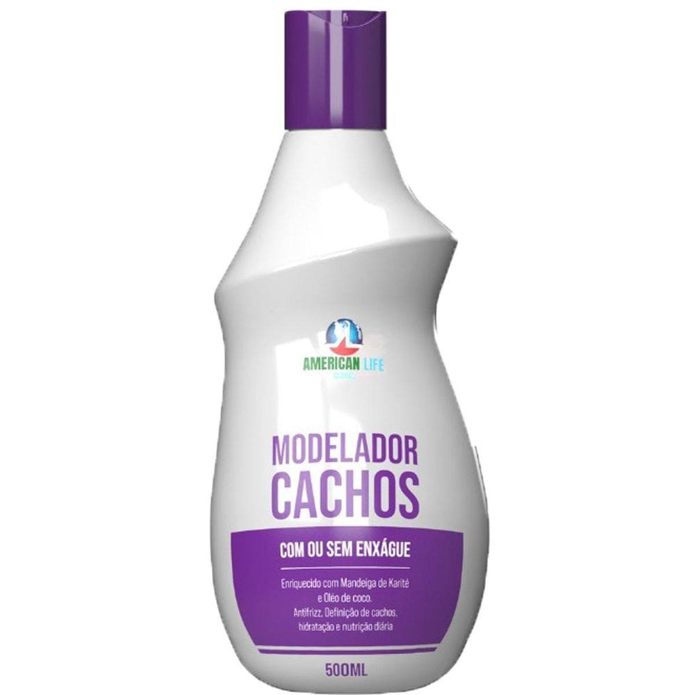 Modelador De Cachos Anti Frizz American Life Terapia 500Ml