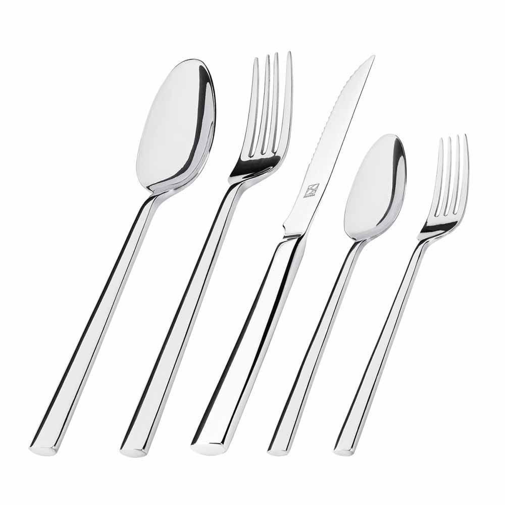 Faqueiro Hercules Inox Mykonos 101 Peças Com Estojo Gift Box