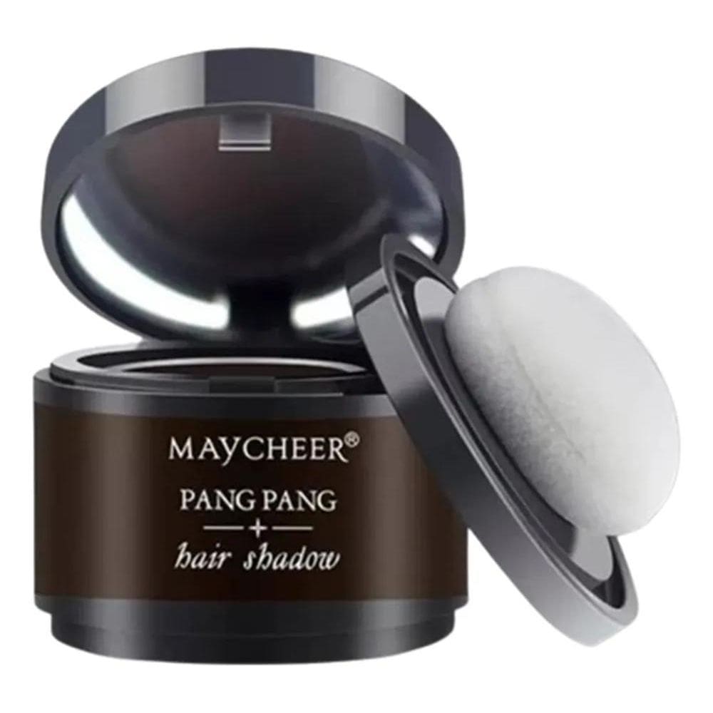 2X Maquiagem Capilar Em Pó 4G Retoque Cabelo Branco E Calví