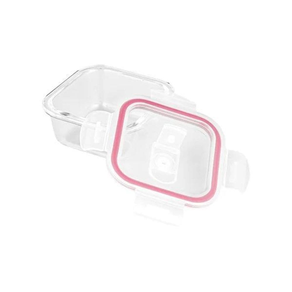 Kit Conjunto 3 Potes De Vidro Hermético Com Tampa Plasvale