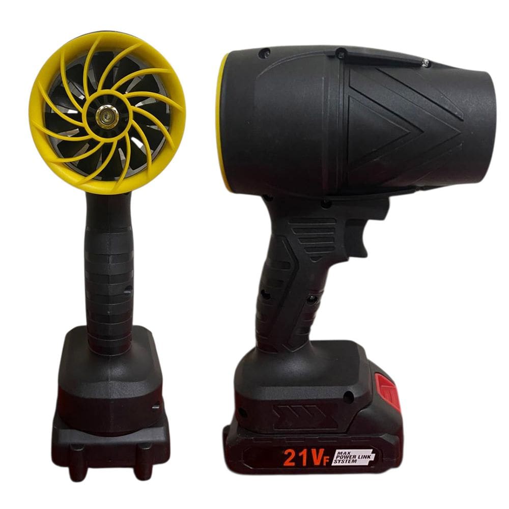 Soprador Turbo Fan 32000 RPM Recarregavel Potenta Limpeza Jardim Quintal Folha Detrito Sujeira Manutençao