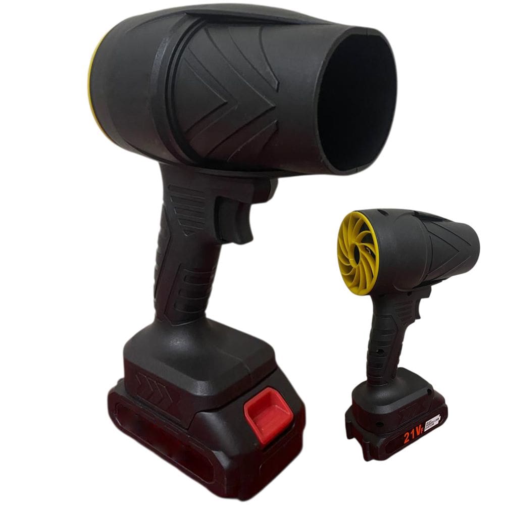 Soprador Turbo Fan 32000 RPM Potente Recarregavel Limpeza Casa Jardim Quintal Poeira Detrito Folha Sujeira