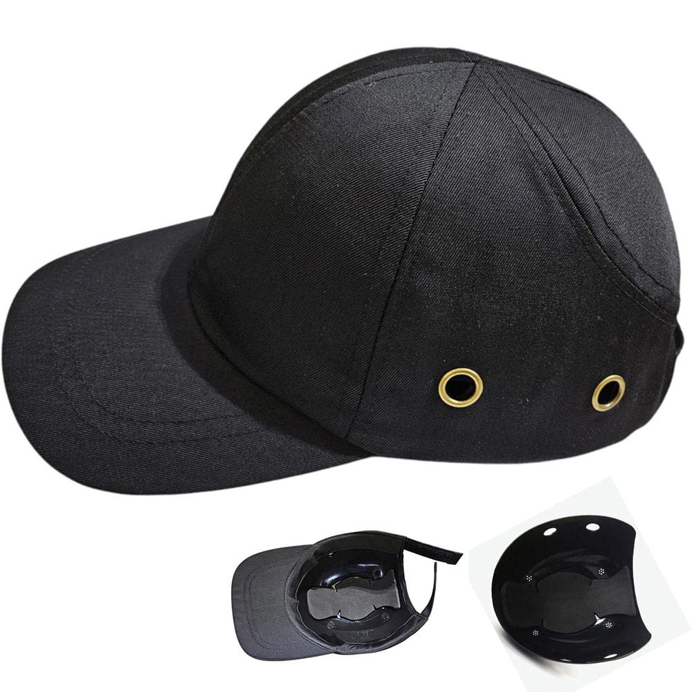 Bone com Capacete EPI Obra Segurança do Trabalho Casquete Proteçao Reparo Serviço Oficina Resistente