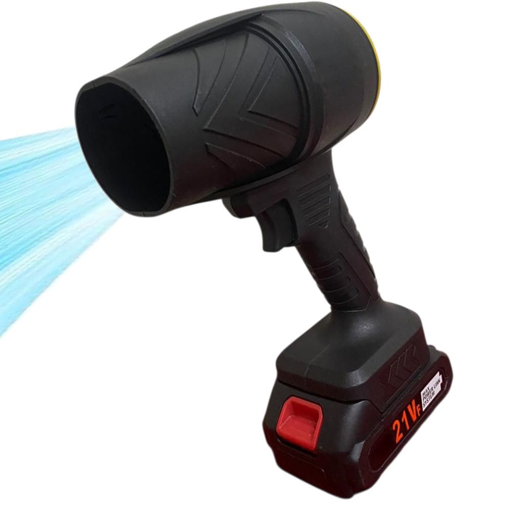 Soprador Turbo Fan 32000 RPM Recarregavel Manutençao Casa Quintal Jardim Folha Poeira Detrito Potente Resistente