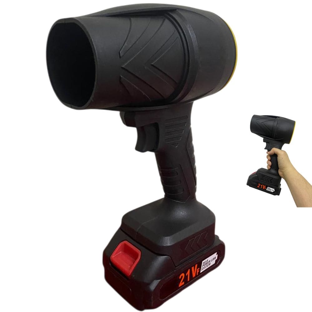 Soprador Turbo Fan 32000 RPM Potente Recarregavel Casa Jardim Quintal Automovel Folha Detrito Poeira Sujeira