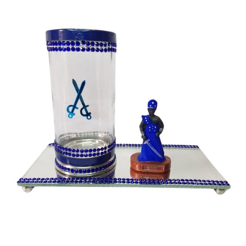 Kit Altar Porta Vela Escultura Umbanda Candomblé - Selecione