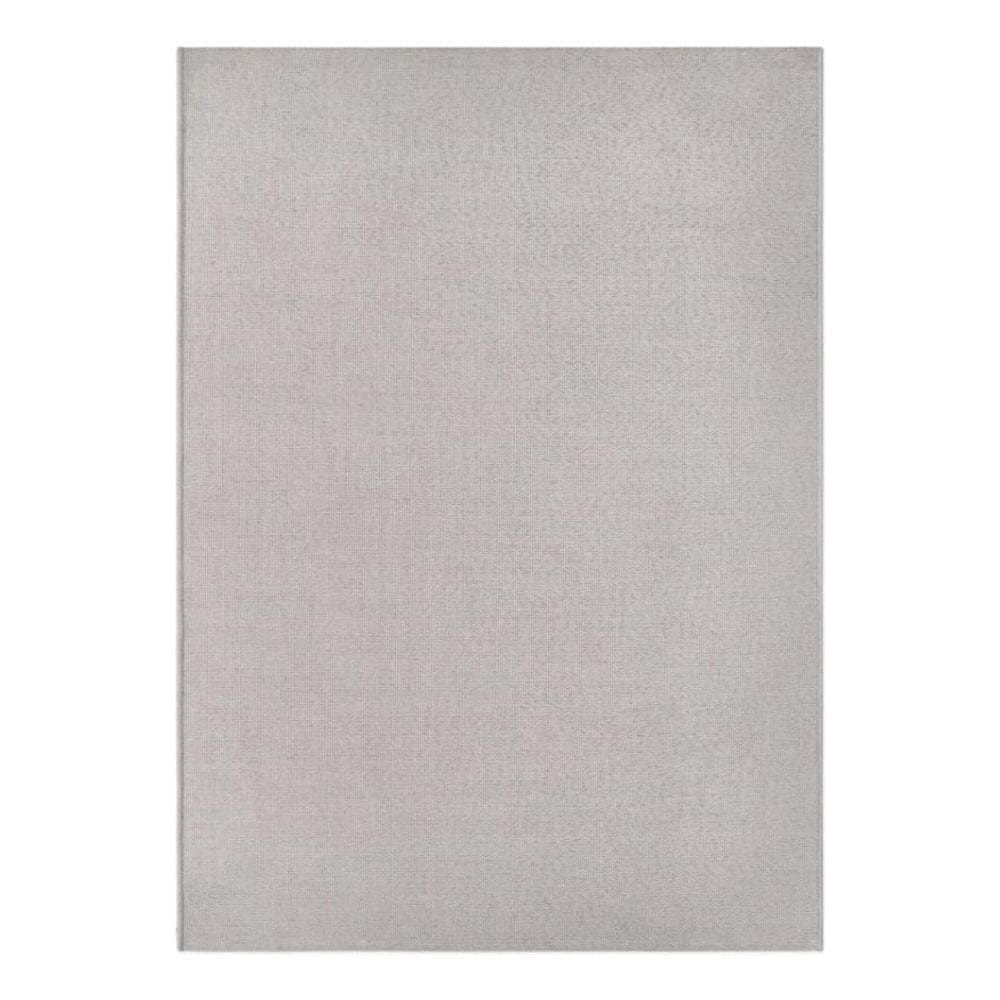 Tapete Sala 100X150Cm Buzios Paraty Cinza Sisal Sem Pelo