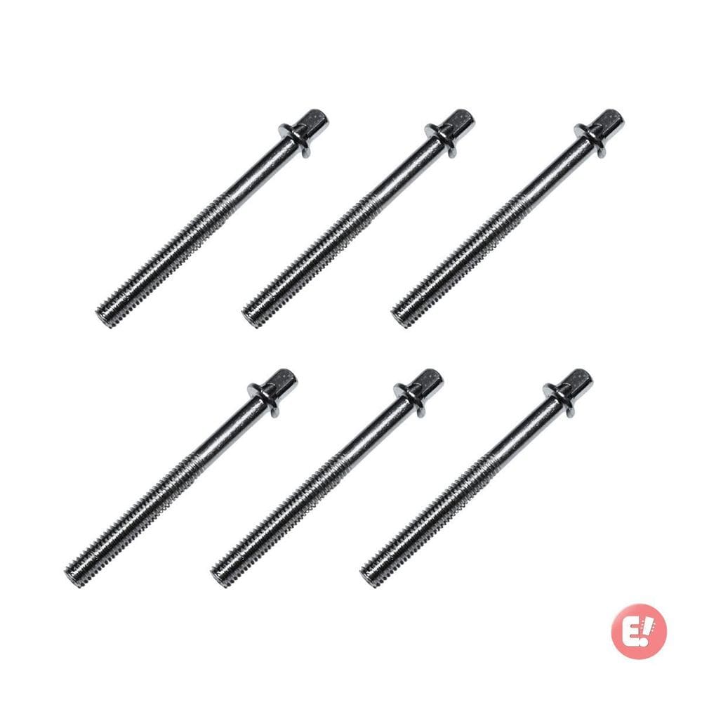 Kit 6 Parafuso Afinação De Bateria 100Mm X 5Mm