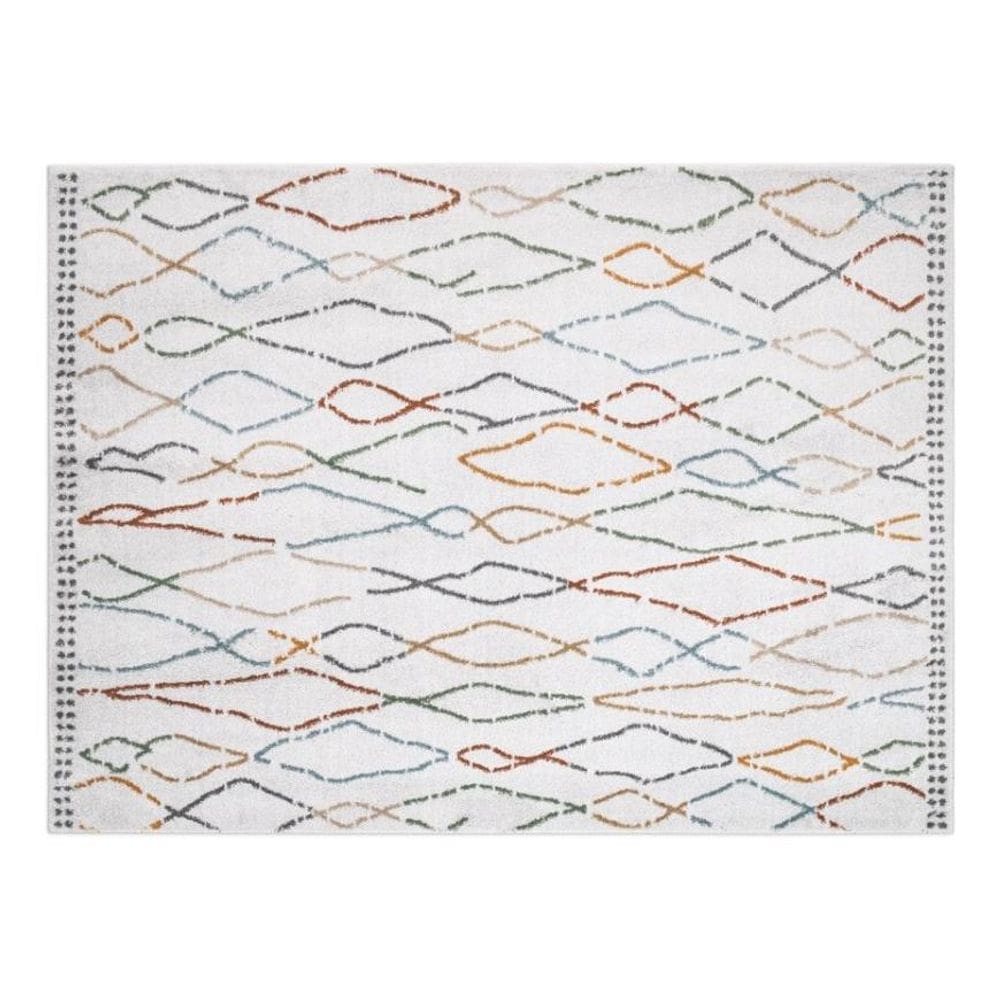 Tapete Sala Classic Serena Gelo 200X300Cm Colorido