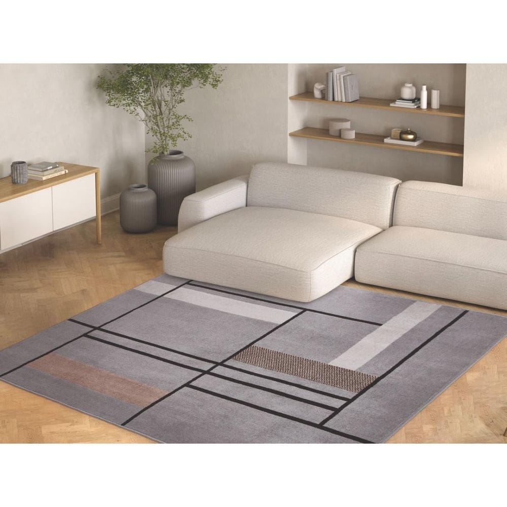 Tapete Sala 200X250 Cm Renaissance Napier 52 Grafite