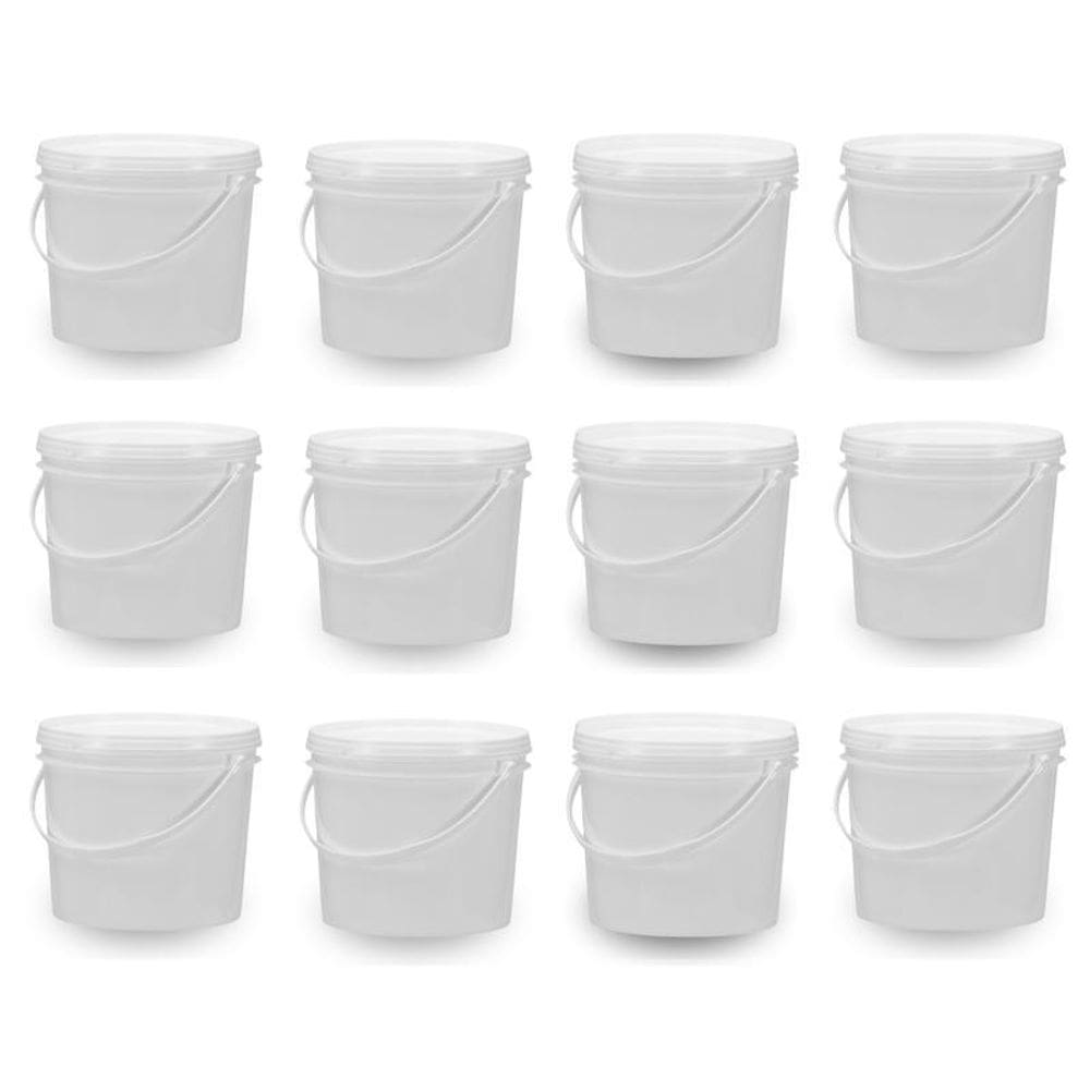 Balde Para Bolos 1.8 Litros Branco 12 Pçs