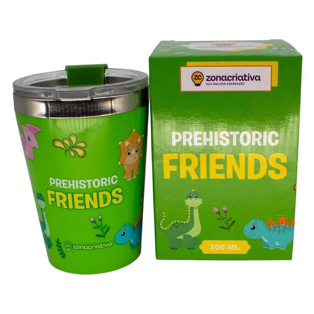 Copo Térmico Viagem Snap 300Ml Dinossauro - Zona Criativa