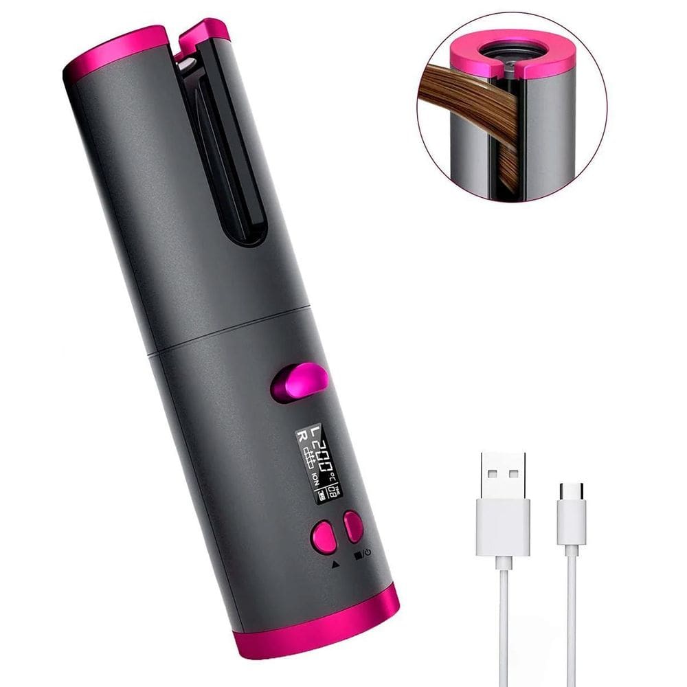 Modelador De Cachos Portátil Usb Para Cabelo Liso