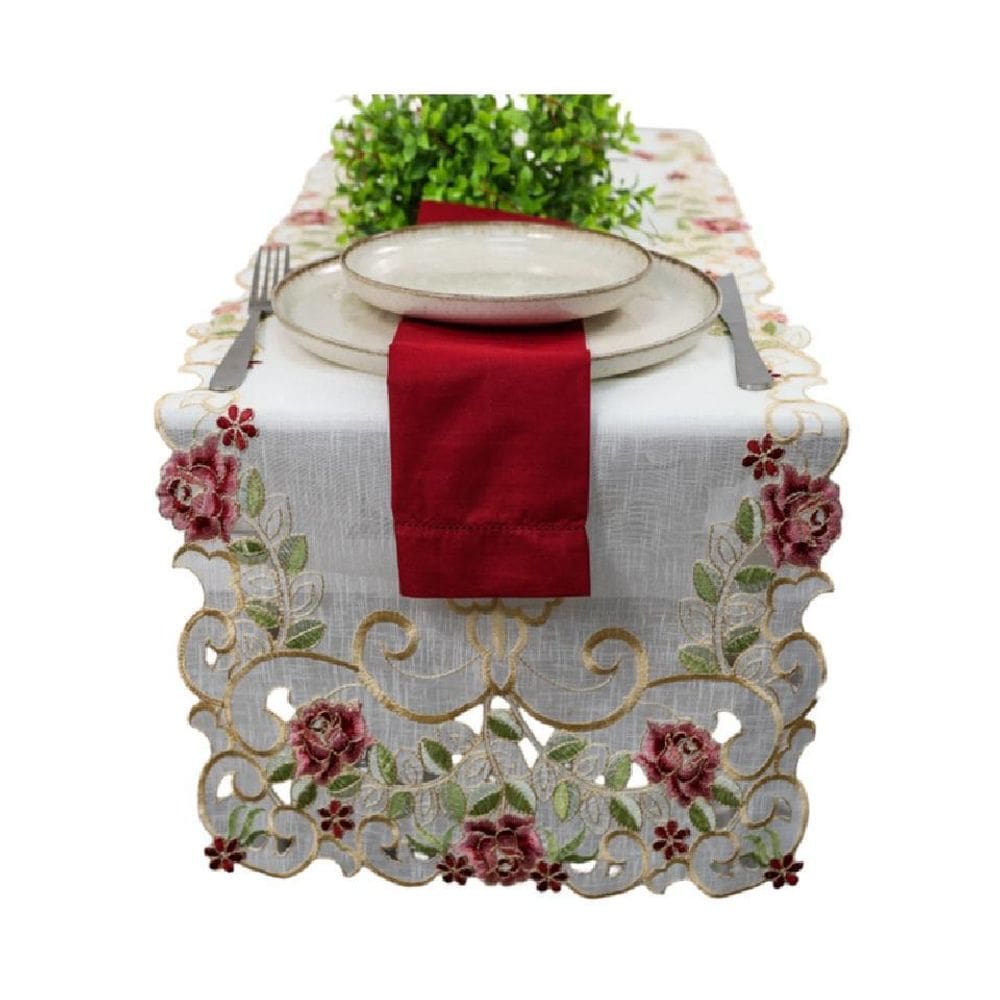 Caminho Mesa Floratta 40X180Cm Classica Argivai