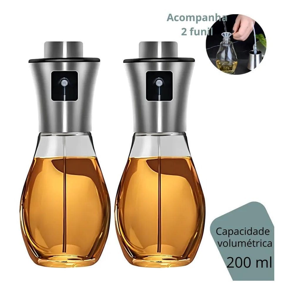 2X Spray Galheteiro De Azeite Vinagre E Óleo Universal Borri