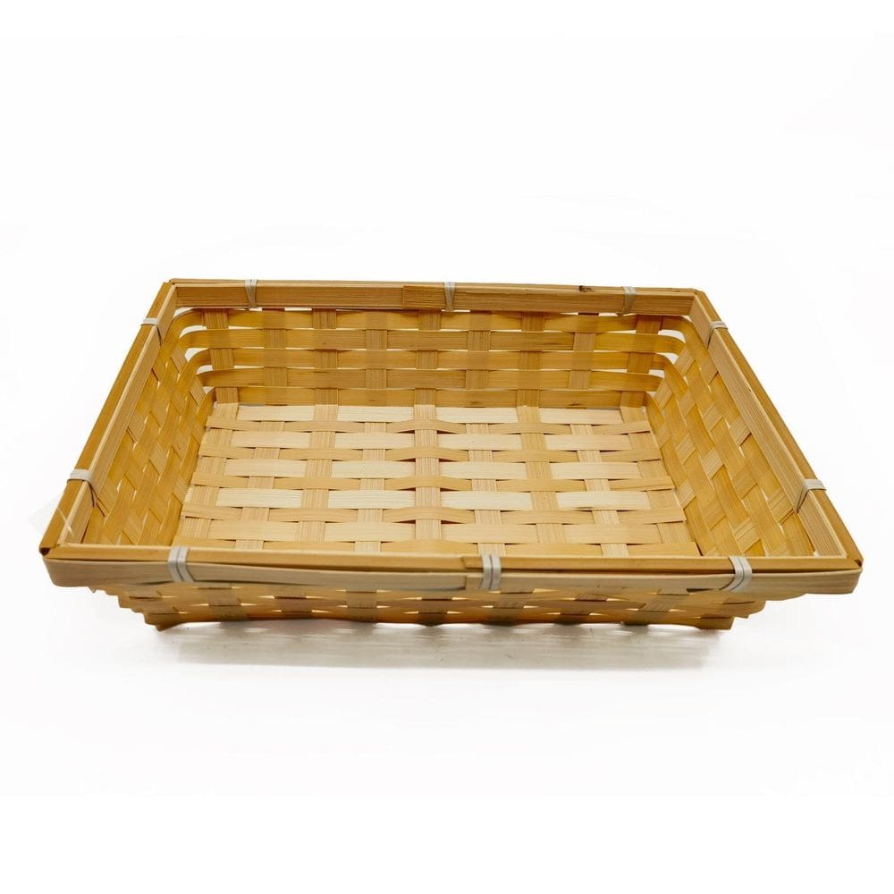 Cesto Palha Natural Rt 1Pc 30 X 20 X 7 Cm