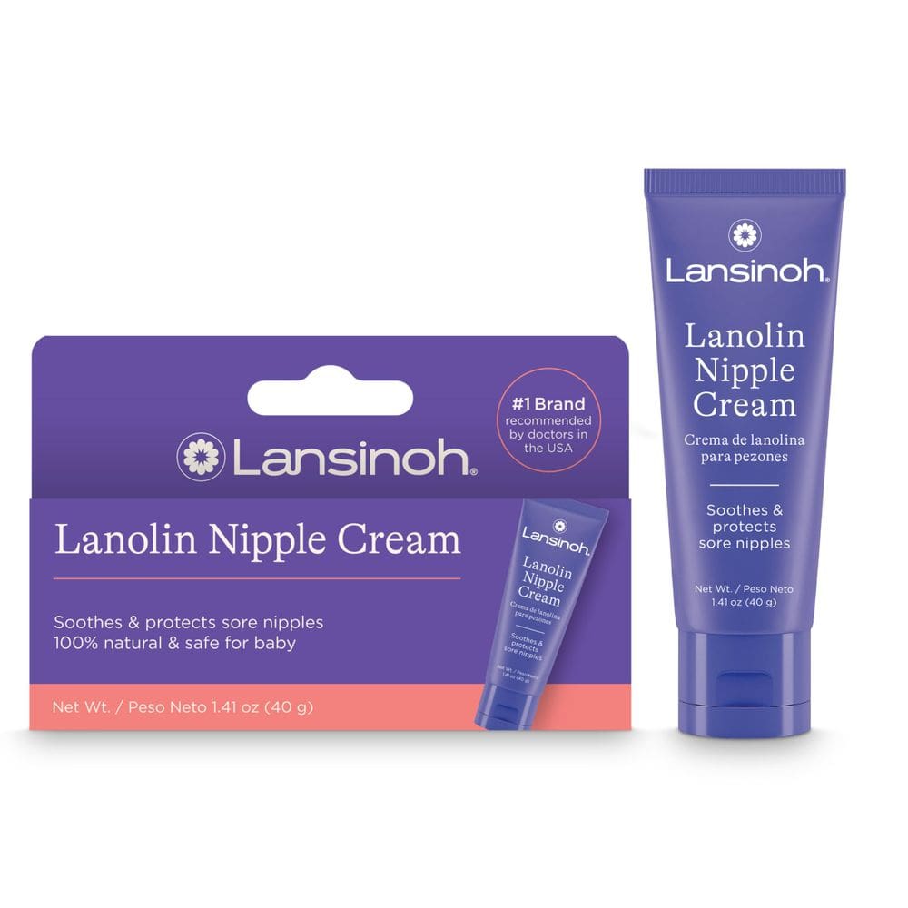 Creme para mamilos Lansinoh Lanolina 100% natural 41ml para amamentação