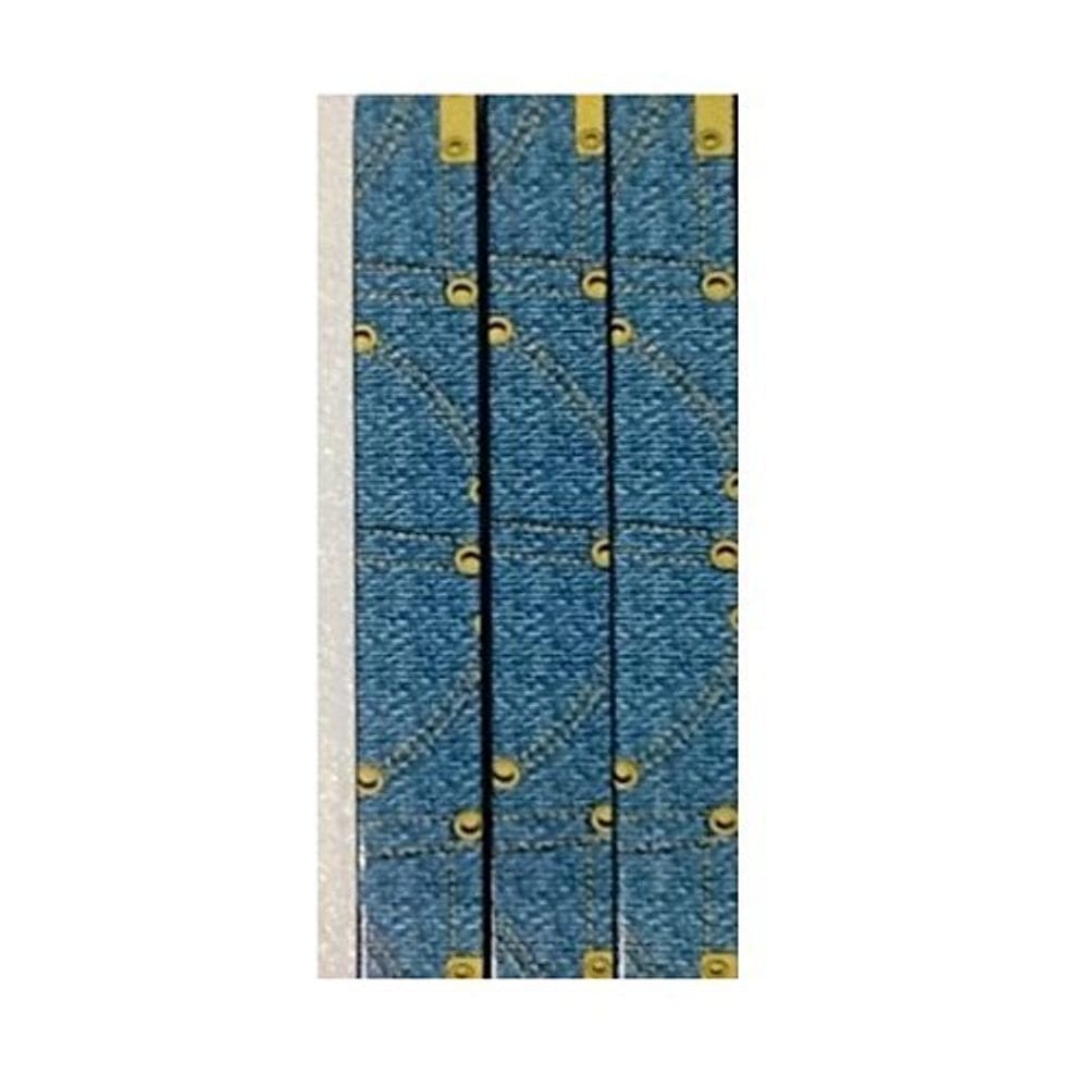 Conjunto de arte de unhas Revlon 3D Jewel Denim Diamonds, pacote com 18 acessórios